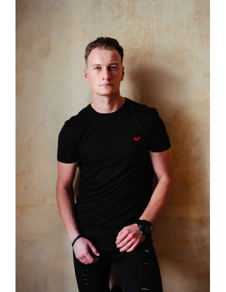 Unisex vegan tričko z organické bavlny černé