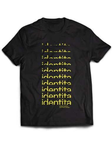 T-shirt IDENTITA 2 black yellow