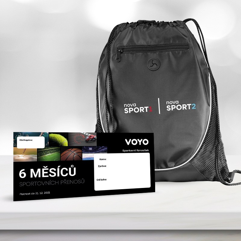 Předplatné Voyo na 6 měsíců a batoh Nova Sport